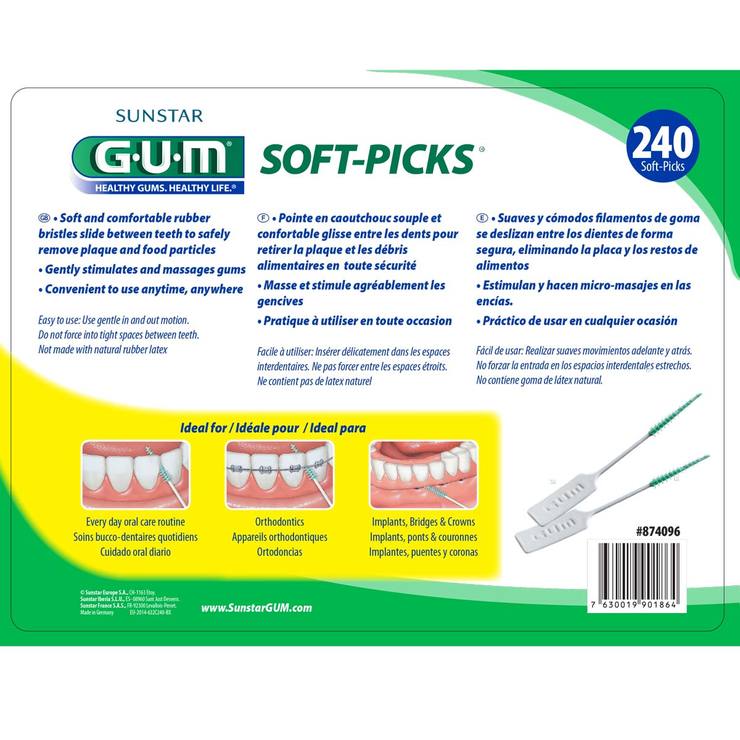 G.U.M Soft Picks, 240 Count Costco UK