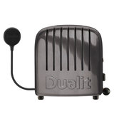 Dualit 4 Slot Classic Toaster With Sandwich Cage, Metallic Charcoal 40593