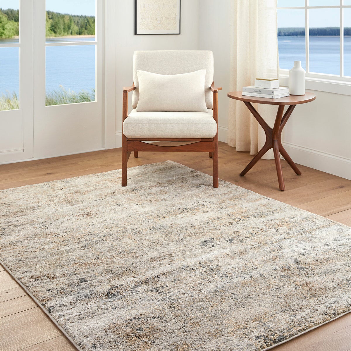 Livabliss Avellino Grey & Beige Rug, In 2 Sizes Livabliss Avellino Grey & Beige Rug, In 2 Sizes