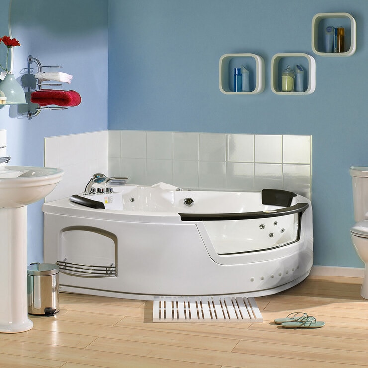 Platinum Spas Amalfi 2 Person Whirlpool Bath Tub 1520 x 1520 x 620mm