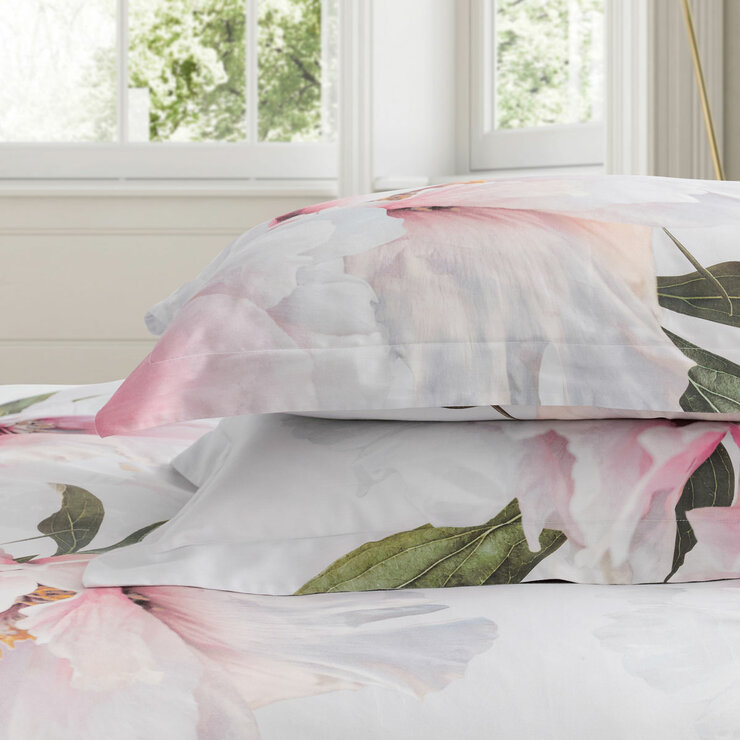 Ted Baker Peony Floral Pink Duvet Cover Set, Super King