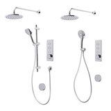 Cut out image of showers on white background
