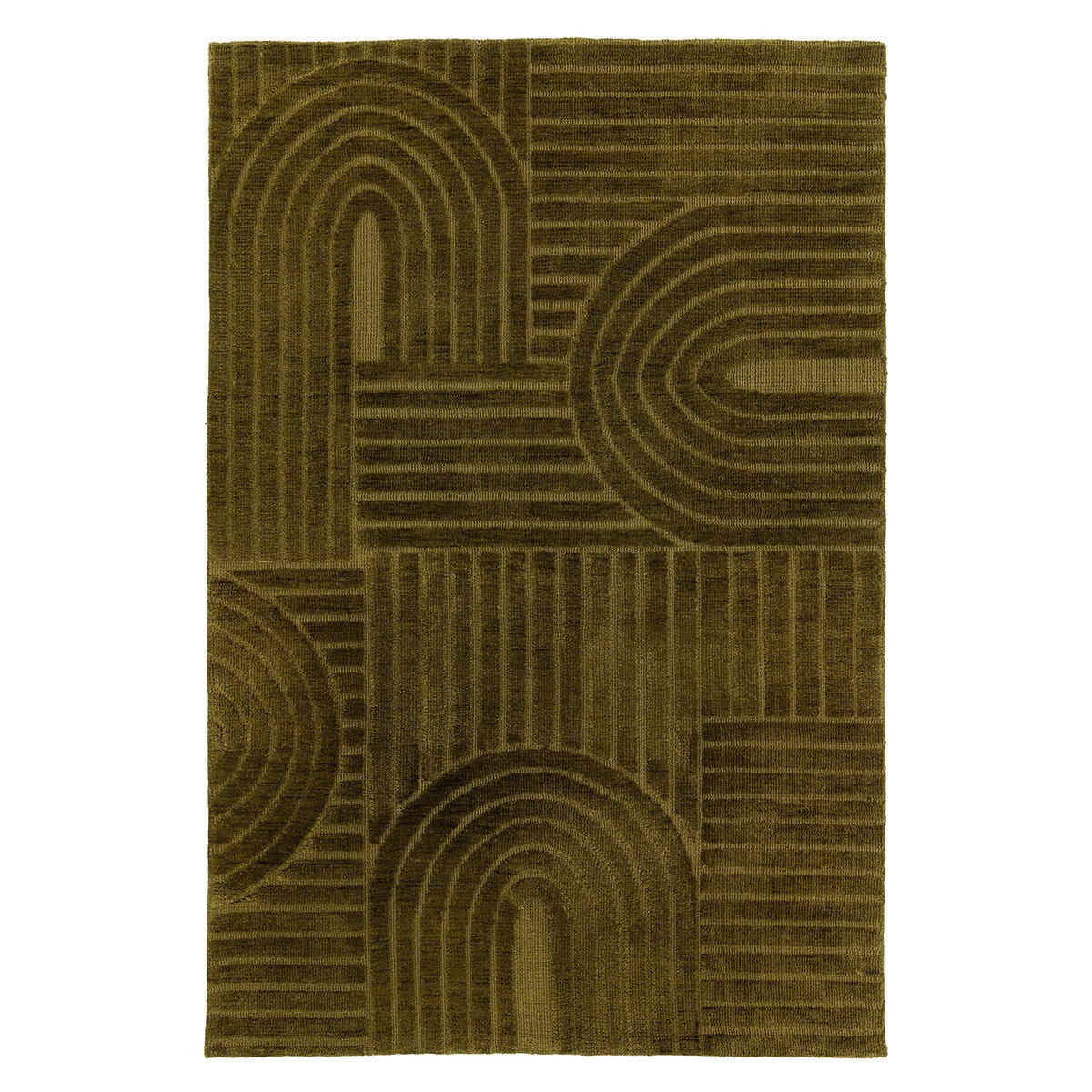 Gallery Saser Rug in 120 x 180 cm, Green