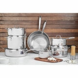 Tramontina Tri-Ply Stainless Steel Cookware Set, 14 Piece Tramontina Tri-Ply Stainless Steel Cookware Set, 14 Piece