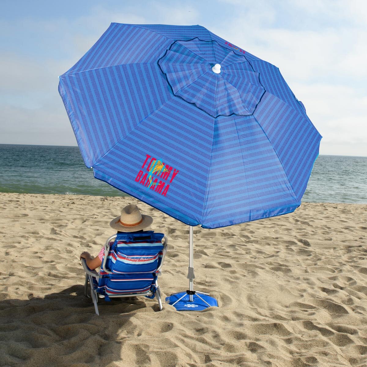 Tommy Bahama 8ft (243 cm) Beach Umbrella with AnchorX