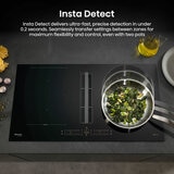Hisense Hi6 HEH8432BSCWF 83cm Induction Hob with Bridge Zone in Black For External / Recirculation Ventilation