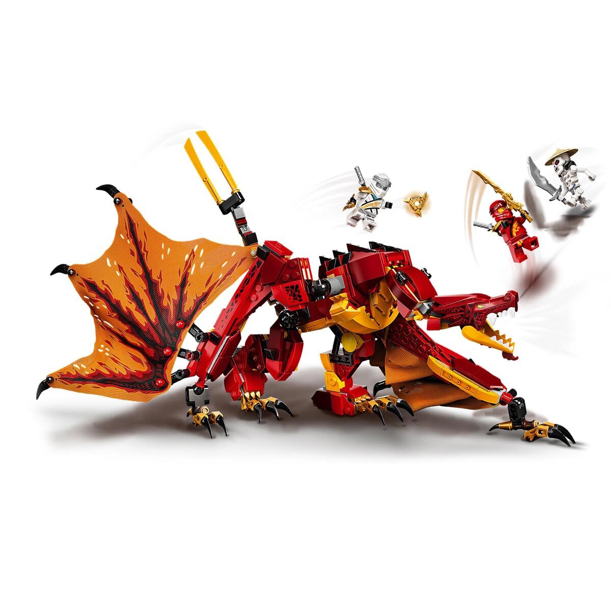 Buy LEGO Ninjago Fire Dragon Attack Overview Image at costco.co.uk