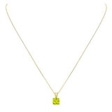 Peridot 14kt Yellow Gold Pendant