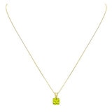 Peridot 14kt Yellow Gold Pendant