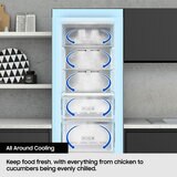 Samsung RR39C7BJ5SA/EU 377L Upright Fridge, E Rated in Silver