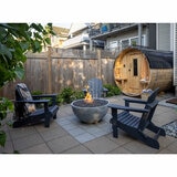 Solus Decor Hemi 19.6kW Gas Fire Bowl Bundle in Dark Grey