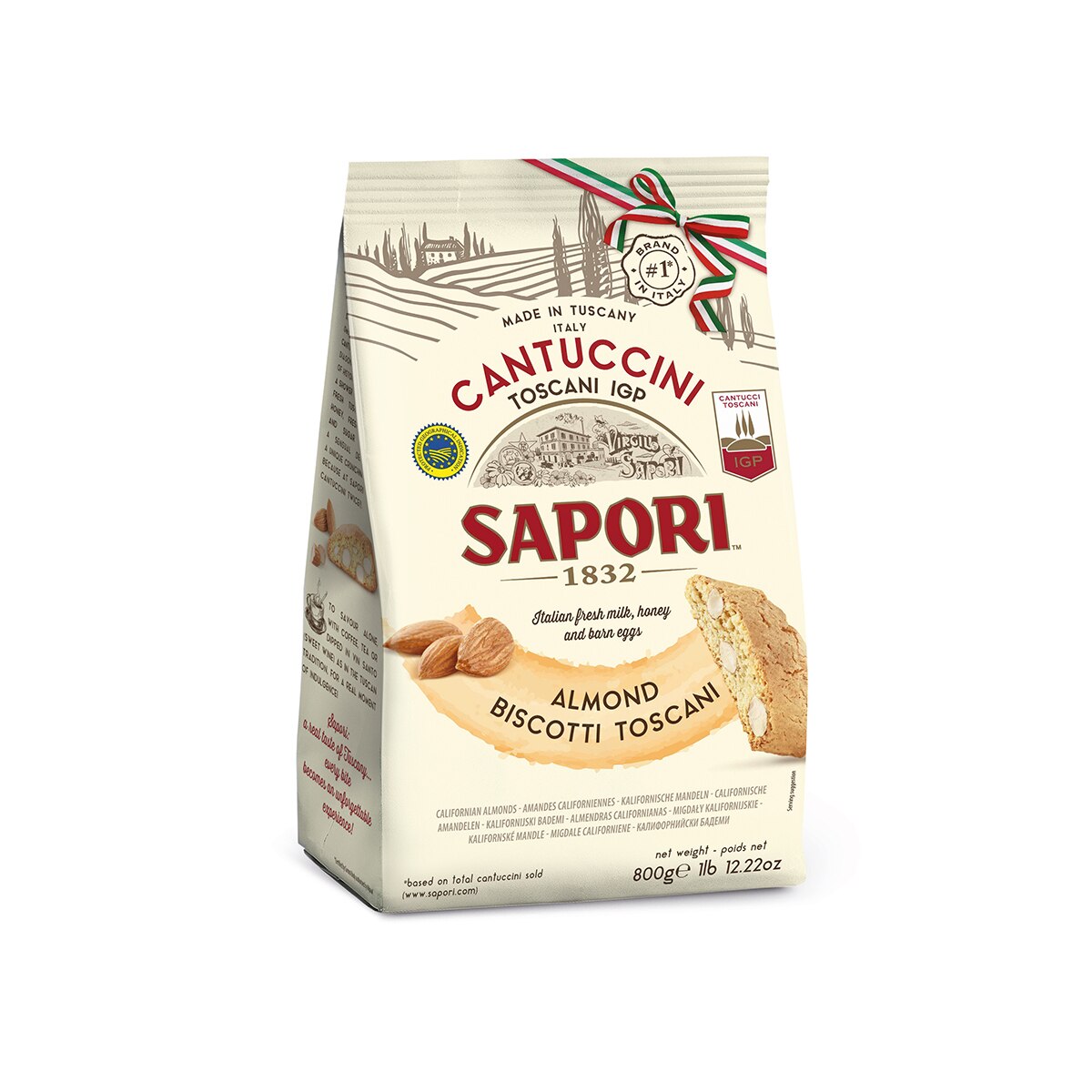 Sapori Cantuccini Almond Biscuit, 800g