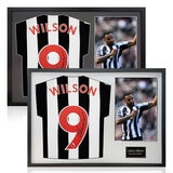 Callum Wilson Signed Framed Newcastle United Football Shirt including 1 Photo, with Black Mount
