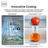 LG Fit & Max, GBBW726AEV Fridge Freezer, A Rated in Black LG Fit & Max, GBBW726AEV Fridge Freezer, A Rated in Black