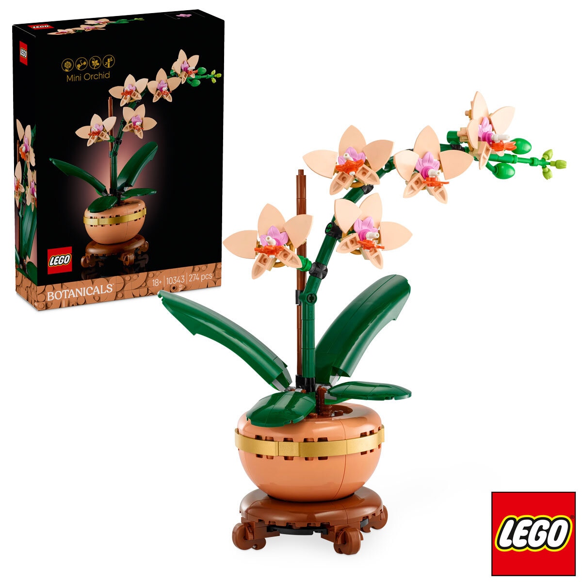 LEGO Botanicals Mini Orchid - Model 10343 (18+ Years)
