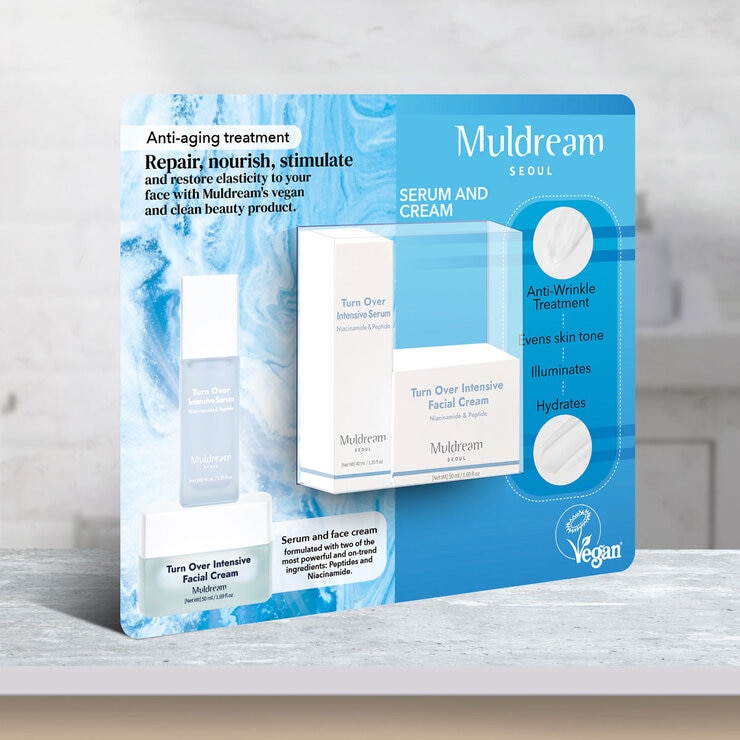 Muldream Anti-Aging Peptide Set, Serum 40ml & Cream 50ml Muldream Anti-Aging Peptide Set, Serum 40ml & Cream 50ml