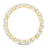 2.00ctw Round Brilliant Cut Diamond Eternity Ring, 18ct Yellow Gold