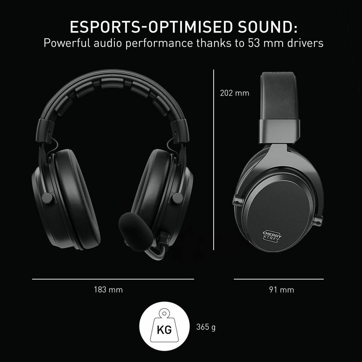 Cherry H3 Wireless Gaming Headset Cherry H3 Wireless Gaming Headset