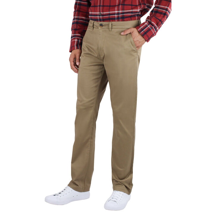 Jachs Mens Stretch Chino in Khaki
