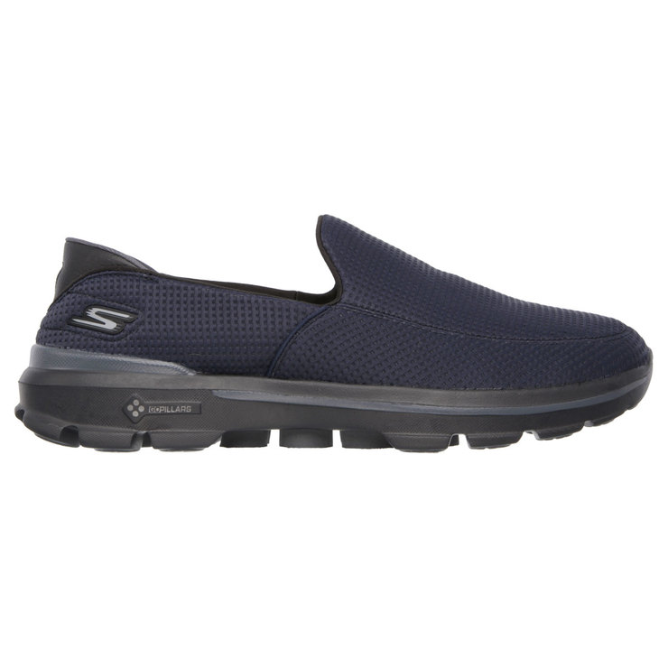 Skechers GOwalk 3 Unfold Men's Shoes in Black | Costco UK
