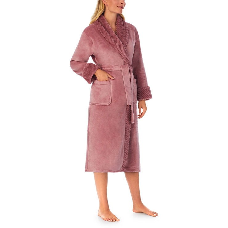 Carole Hochman Women's Plush Robe in Rose