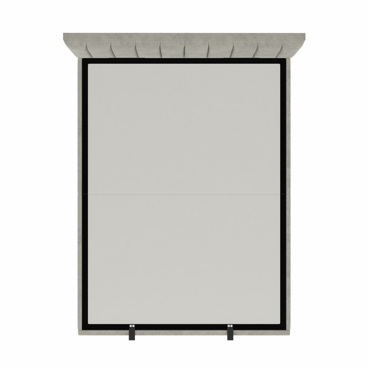 Highgrove Swift Grey Fabric Full Ottoman Bed Frame in 3 Sizes