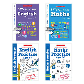 Scholastic SATs Practice & Revision 4 Book Pack