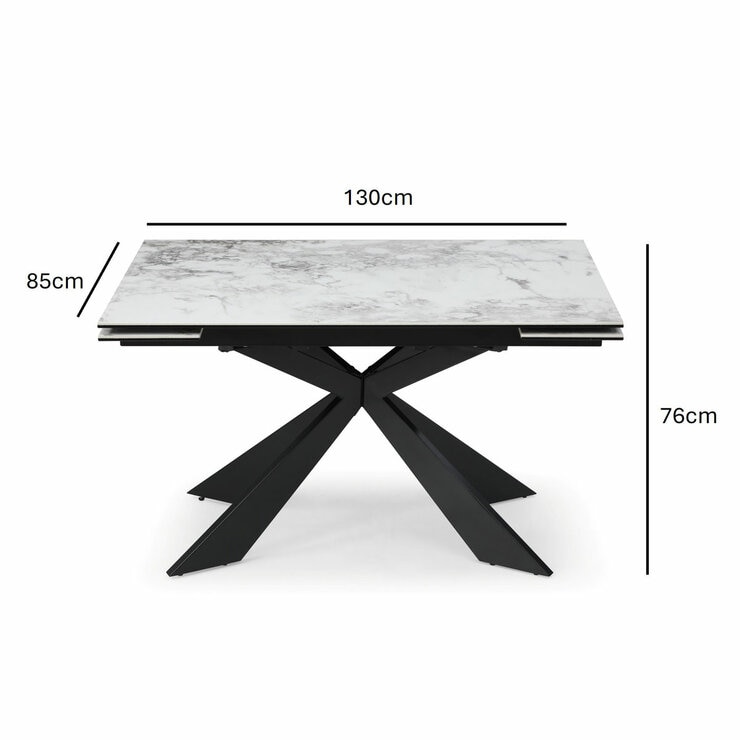 Table dimensions closed