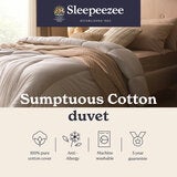 Sleepeezee Sumptuous Cotton 10.5 Tog Duvet In 4 Sizes Sleepeezee Sumptuous Cotton 10.5 Tog Duvet In 4 Sizes