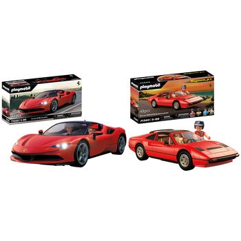 PLAYMOBIL 71343 Magnum Ferrari 308 GTS / PLAYMOBIL 71020 Ferrari SF90 Stradale (4+ Years)