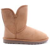 Kirkland Signature Ladies Scalloped Shearling Boot in Che