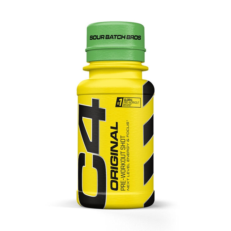 C4 Original Pre-Workout Shots in Sour Batch Bros, 60ml C4 Original Pre-Workout Shots in Sour Batch Bros, 60ml