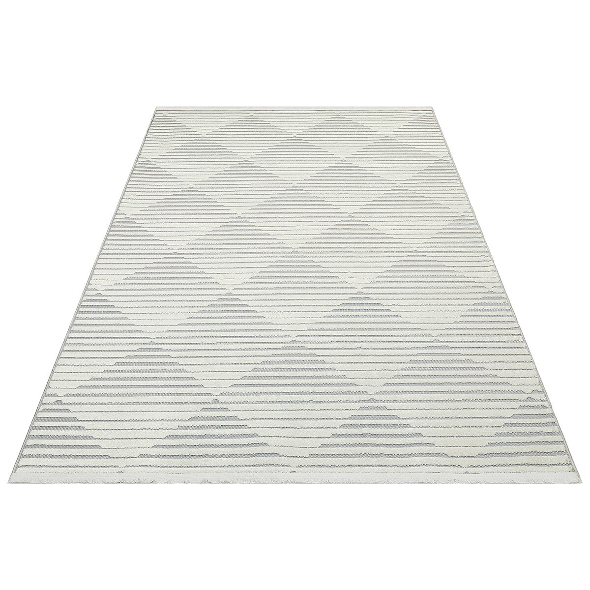 Concept Looms Jazz Grey Diamond Indoor Oudoor Rug, in 2 Sizes