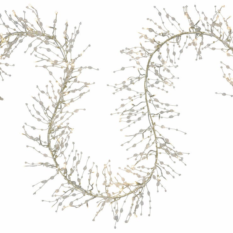 9 inches LED Garland with Microlights 9 inches LED Garland with Microlights