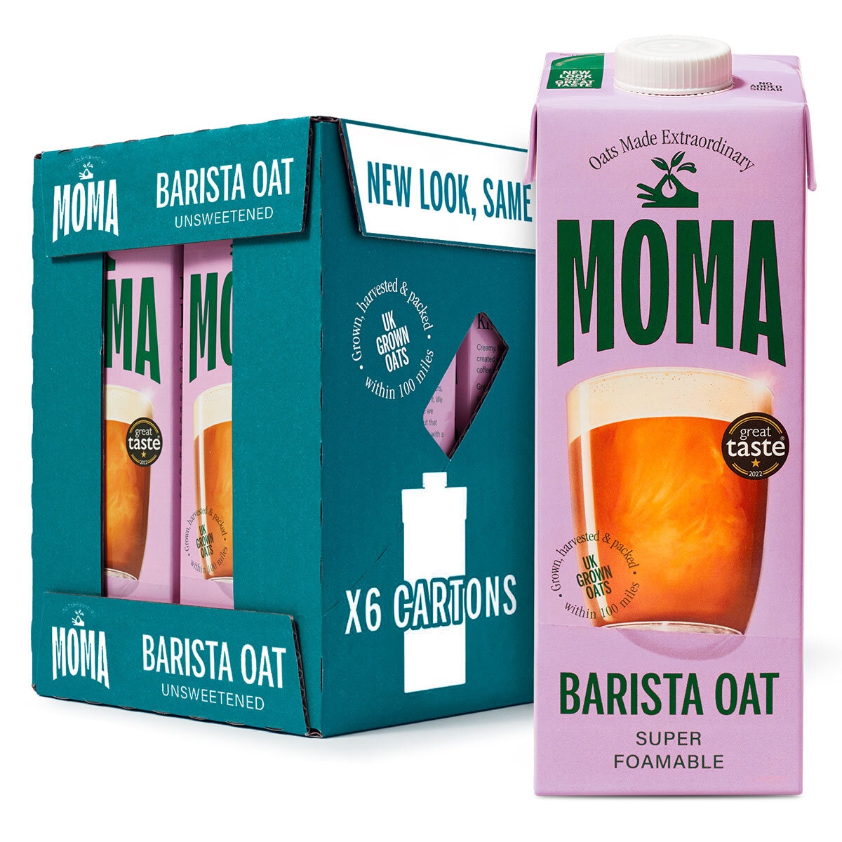 Moma Oat Drink Barista Edition, 6 x 1L