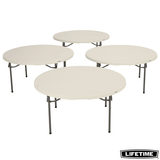 Lifetime 60" (5ft) Round Commercial Table - Pack of 4