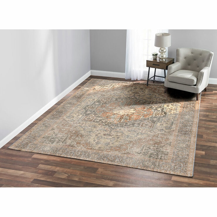 Korhani Washable Area Rug in 3 Designs, 240 x 300 cm Korhani Washable Area Rug in 3 Designs, 240 x 300 cm