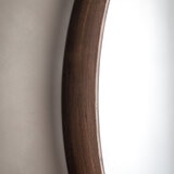 Gallery Keynes Walnut round mirror