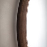 Gallery Keynes Walnut round mirror