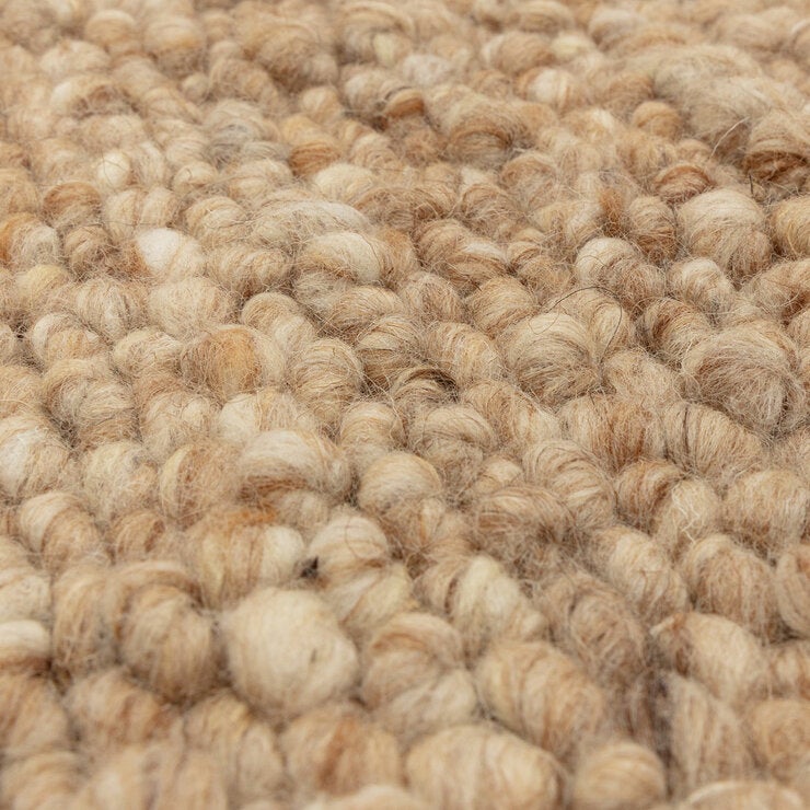 Adler Bouclé Wool Honey Rug, in 3 Sizes