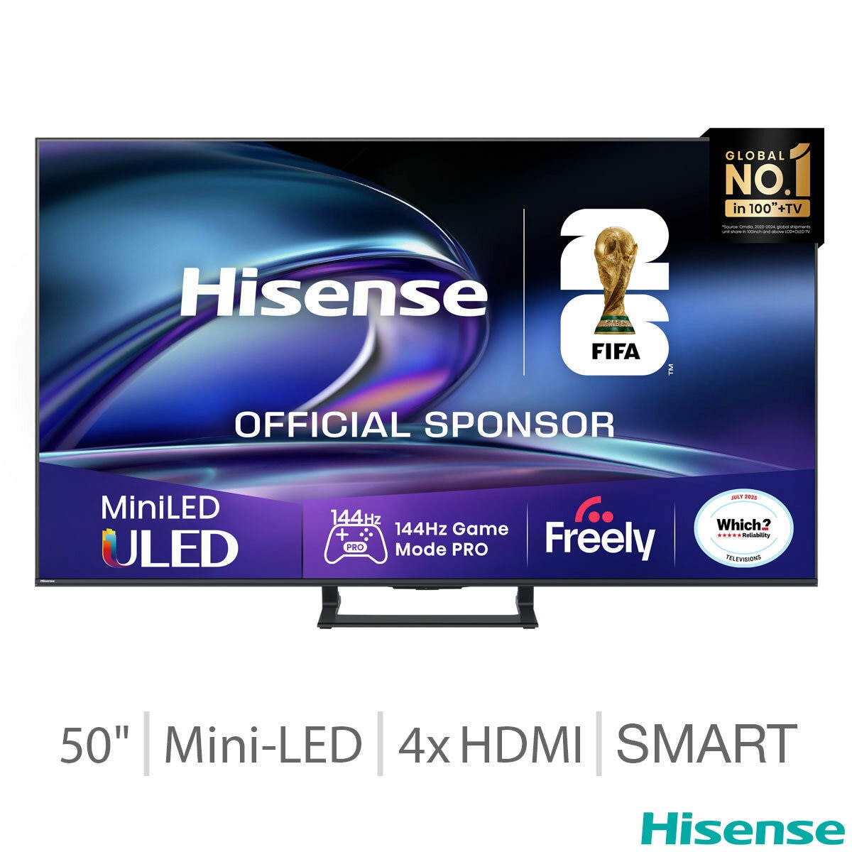 Hisense 50E8QTUK 50 Inch Mini LED HD Smart TV Hisense 50E8QTUK 50 Inch Mini LED HD Smart TV