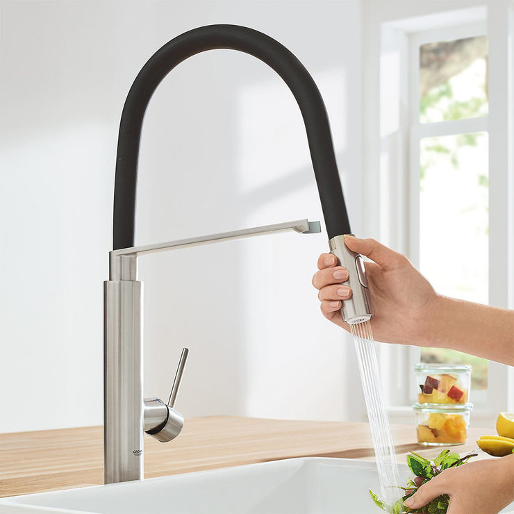 GROHE Concetto CSpout SingleLever Mixer Tap in SuperSteel Model