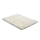 Bowron Sheepskin Area Rug 120 x 180cm in Ivory