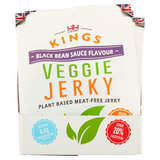 Front on shot of veggie jerky in tray