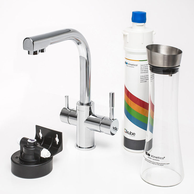Kube Drinking Water System with Gemini 3 Way Dual Spout Tap