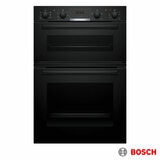 Bosch Series 4 MBA533BB3B, Built In Double Oven, A Rated in Black