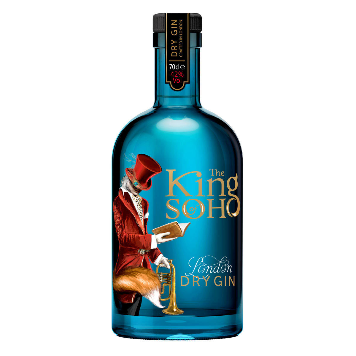 The King of Soho Gin Duo with London Dry Gin and Variorum Gin, 2 x 70cl