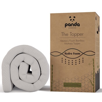 Panda Memory Foam Bamboo European Mattress Topper in 3 Sizes