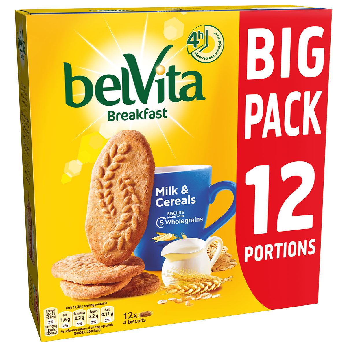Angled image of box of Belvita Cereal Bars