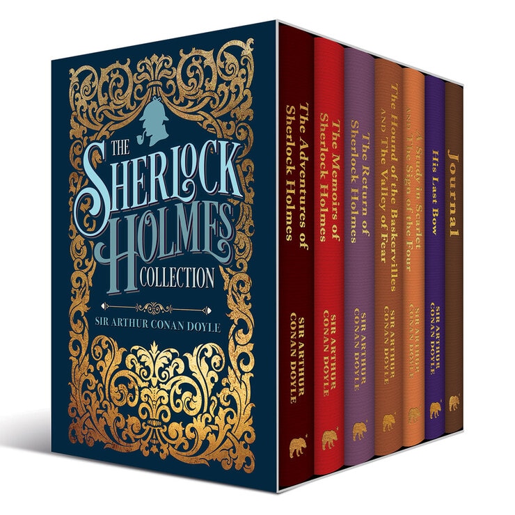 Classic Books Box Set and Journal, Sherlock Holmes Collection Classic Books Box Set and Journal, Sherlock Holmes Collection